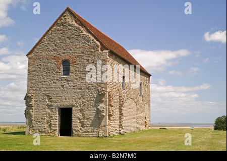 La chapelle de Saint Pierre-sur-le-mur, Bradwell-on-Sea, Essex Banque D'Images