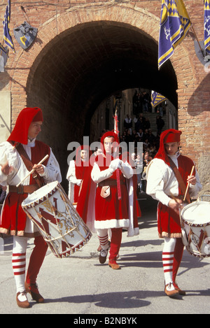 Fête de saint Joseph et de l'âne palio, Torrita di Siena, Italie Banque D'Images