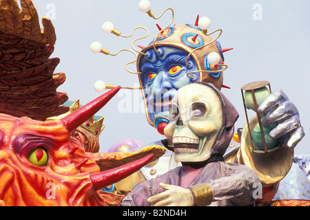 Défilé de carnaval, Cento, italie Banque D'Images