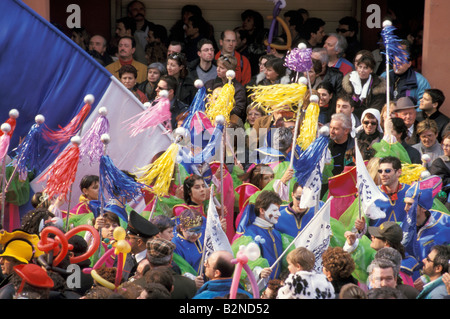 Défilé de carnaval, Cento, italie Banque D'Images