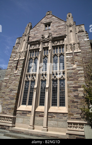 Vitraux de fantaisie tour de Madison Hall à l'Université de Princeton Banque D'Images