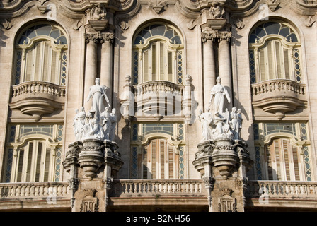 La Havane s théâtre national Gran Teatro de La Habana La Habana Vieja Cuba Banque D'Images