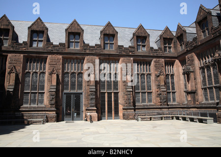Cour centrale au Moyen-Orient Pyne Hall, l'Université de Princeton. Banque D'Images