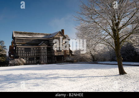 Peu de Moreton Hall Nr Congleton Cheshire UK Banque D'Images