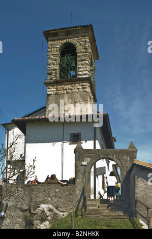 Sanctuaire Madonna della ceriola, montisola, Italie Banque D'Images