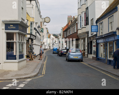 High Street, Old Town, Hastings Banque D'Images