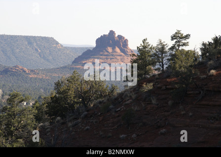 Les roches rouges de Sedona Arizona surround Banque D'Images