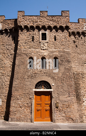 L'entrée de la 'Passetto di borgo', le passage étroit utilisé par les Papes de s'échapper pendant les invasions, à Rome, Italie Banque D'Images