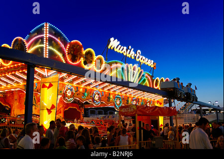 Manège à la promenade de Ocean city new jersey usa Banque D'Images