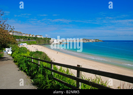 La plage de porthminster à st.ives à Cornwall, uk