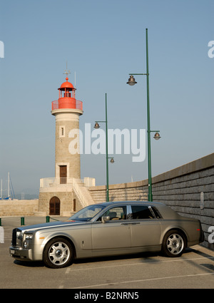 Rolls Royce à Saint Tropez, dans le sud de la France Banque D'Images