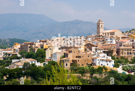 Costa Blanca Espagne le village de Polop près de Benidorm Banque D'Images