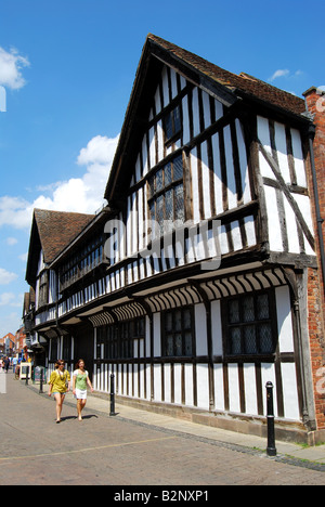 Le Frère, Greyfriars Street, Worcester, Worcestershire, Angleterre, Royaume-Uni Banque D'Images