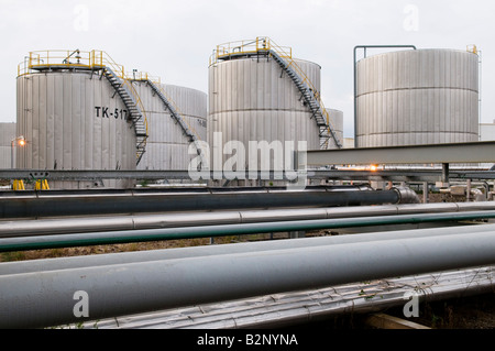 Raffinerie de pétrole Banque D'Images