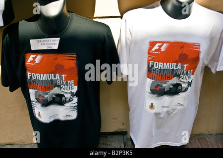 Des souvenirs pour le Grand Prix de Monaco de Formule 1 fans. Banque D'Images