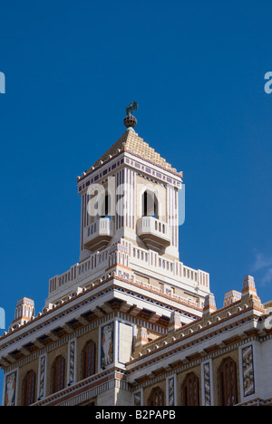 Colonial building Edificio Bacardi à La Habana Vieja Cuba La Havane Banque D'Images