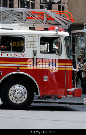 New York City Fire Truck Banque D'Images