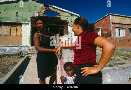 Les sections locales à Luanda, Angola. Banque D'Images