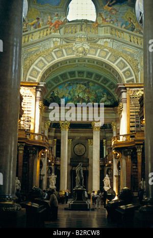 Bibliothèque de la Hofburg vienne 1995 Banque D'Images