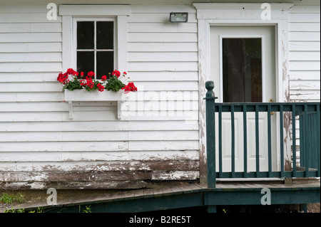 One room school house Keswick Ridge sur le Nouveau-Brunswick en juillet Banque D'Images