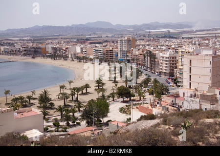 La plage de Puerto de Mazarron Banque D'Images