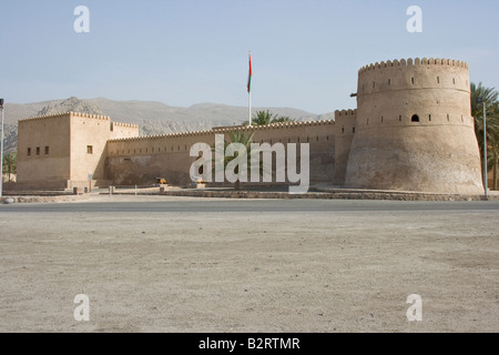 Khasab Khasab dans château sur la péninsule de Musandam à Oman Banque D'Images