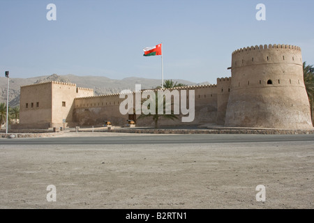 Khasab Khasab dans château sur la péninsule de Musandam à Oman Banque D'Images