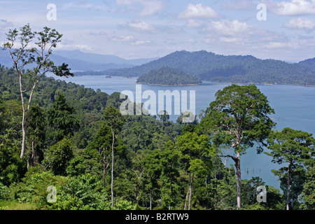 Lake Kenyir à Terengganu, Malaisie. Banque D'Images