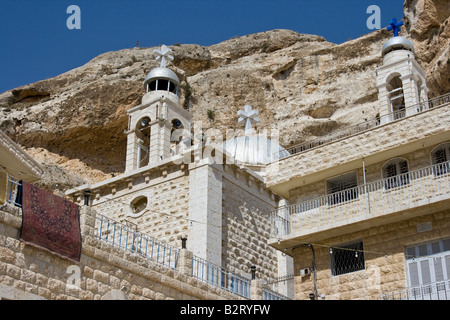 Saint Tekla Christian couvent à Maaloula en Syrie Banque D'Images