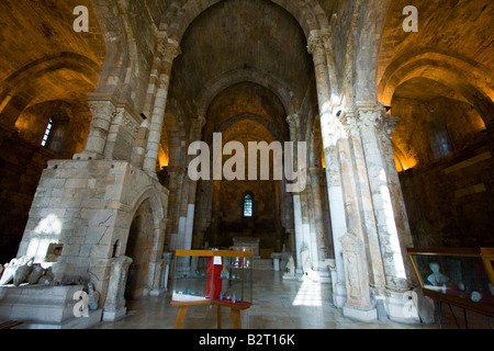 L'intérieur de Notre Dame de la cathédrale de Tartous en Syrie croisés Banque D'Images