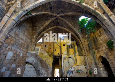 Dans Valuted reste du château des Croisés à Tartous en Syrie Banque D'Images