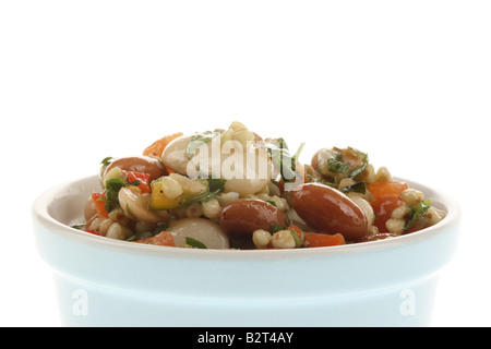 Salade de haricots quatre Banque D'Images