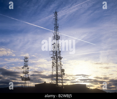 Les tours de communications Banque D'Images