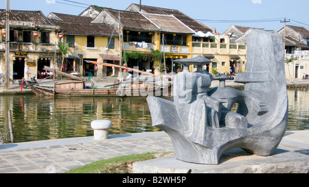 Vieille maison Phung Hung peut être visité pour une visite à pied de Hoi An, Vietnam Banque D'Images