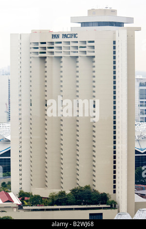 L'hôtel Pan Pacific Singapore Flyer voir Banque D'Images