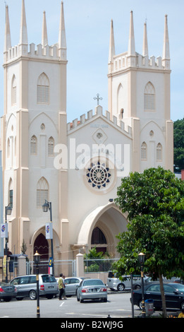 L'église St Francis Xavier missionnaire catholique français du nom de Malacca en Malaisie Banque D'Images