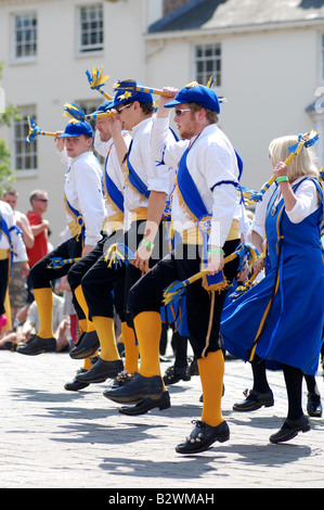 Le Wakefield Morris Dancers à la Warwick Folk Festival, 2008, UK Banque D'Images