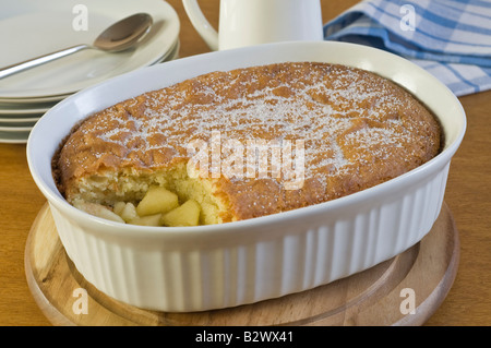 Dessert traditionnel Pudding Eves Food UK Banque D'Images