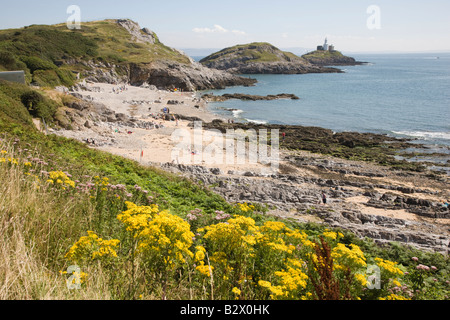 Bracelet Bay dans le Mumbles Swansea Banque D'Images