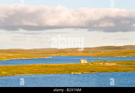Shieling sur Isle Of Lewis, Hébrides, Ecosse, Royaume-Uni Banque D'Images