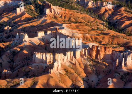 Bryce Canyon à partir de l'air Banque D'Images