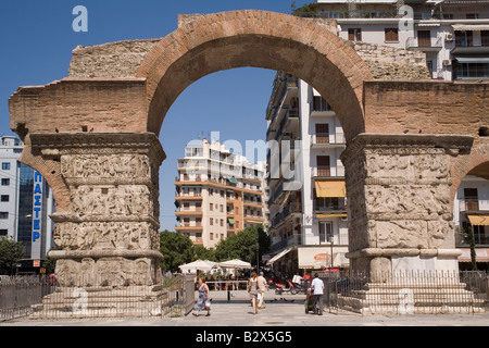 Grèce Macédoine Thessalonique Arc de Galère Banque D'Images