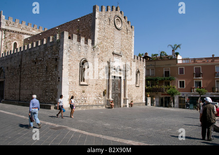 Taormina, Sicile, Italie Banque D'Images