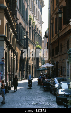 Scène de rue à Rome Italie Banque D'Images