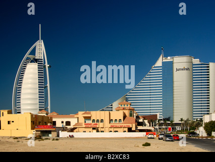 Fantasy Land Garderie Montessori, Burj Al Arab et Jumeirah Beach Hotel, Dubai, Émirats Arabes Unis Banque D'Images