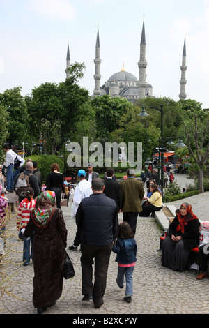 TUR Turquie Istanbul La Mosquée Bleue La Mosquée Sultan Ahmet Banque D'Images