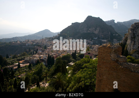 Toarmina, Sicile, Italie Banque D'Images