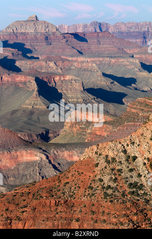 Mather Point du Grand Canyon- la fin de l'après-midi 2 Banque D'Images