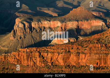 Mather Point du Grand Canyon- la fin de l'après-midi 6 Banque D'Images