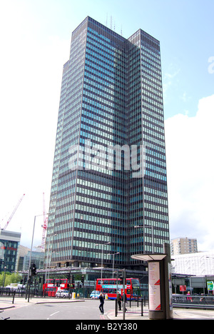 Euston Tower Building, Euston Road, London Borough of Camden, Londres, Angleterre, Royaume-Uni Banque D'Images